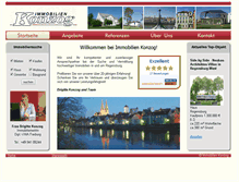 Tablet Screenshot of immobilien-konzog.de